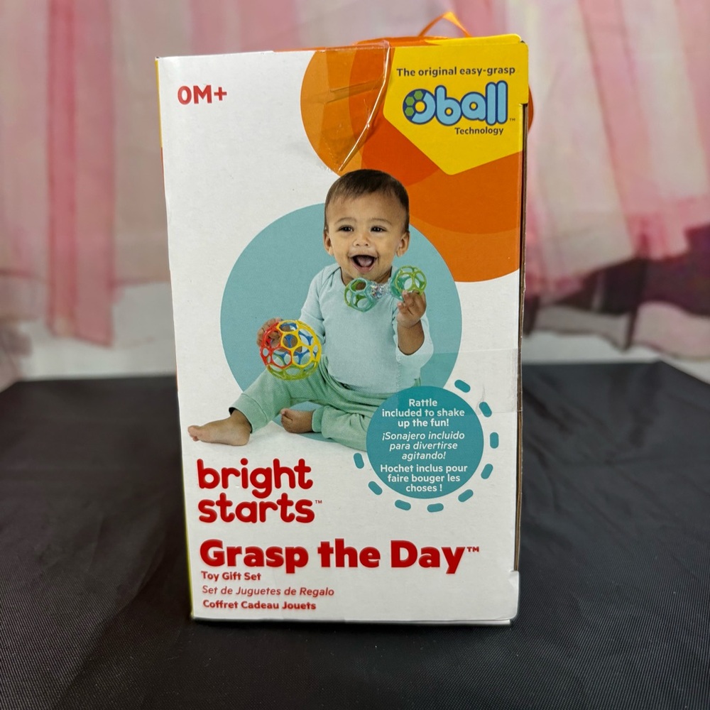 Bright Starts Grasp the Day Toy Set - Blue, Green, Orange - Picture 2 of 6